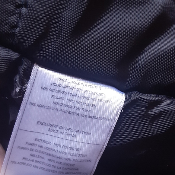 WEATHERPROOF Polyester Full Zip Parka Size Large (14) - Picture 10 of 11